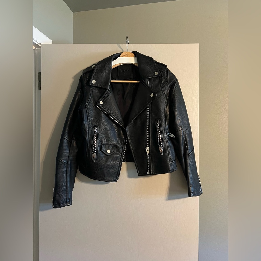 Blank NYC faux leather jacket